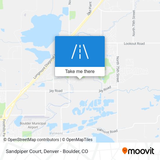 Mapa de Sandpiper Court