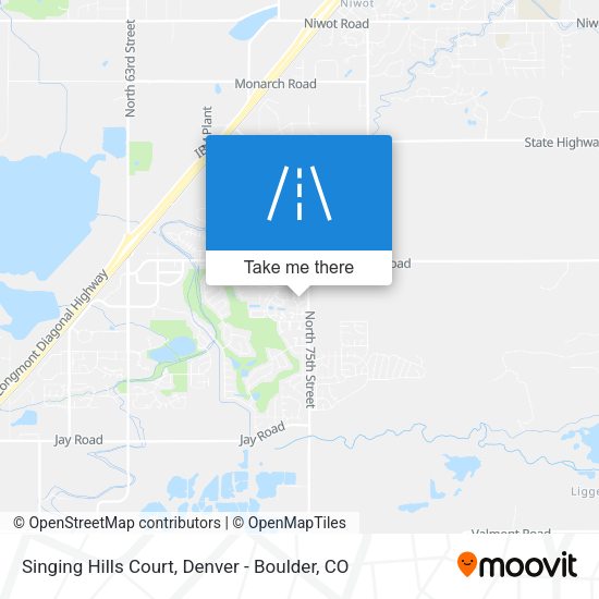 Singing Hills Court map