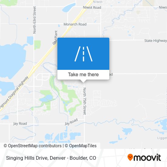 Singing Hills Drive map