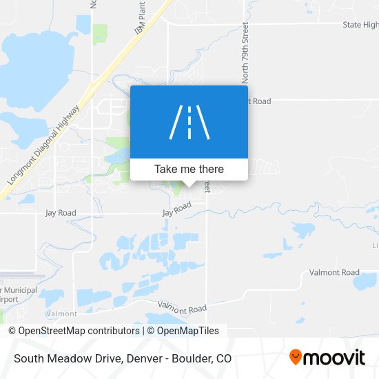 Mapa de South Meadow Drive