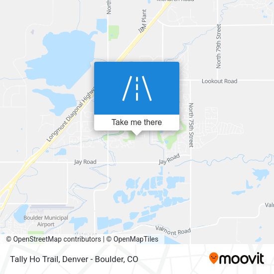 Tally Ho Trail map