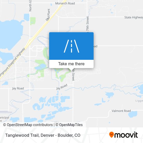 Mapa de Tanglewood Trail