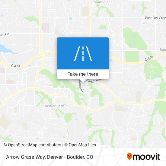 Arrow Grass Way map