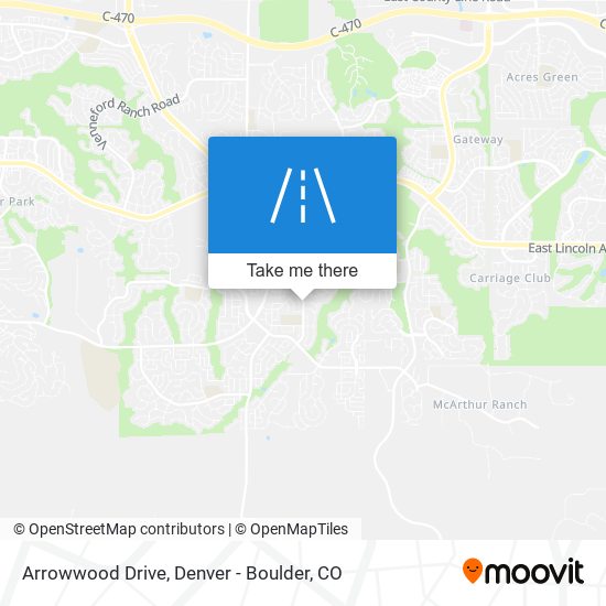 Arrowwood Drive map