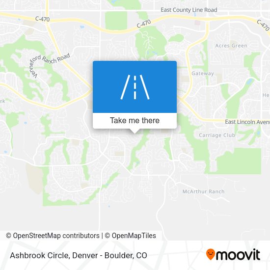 Ashbrook Circle map