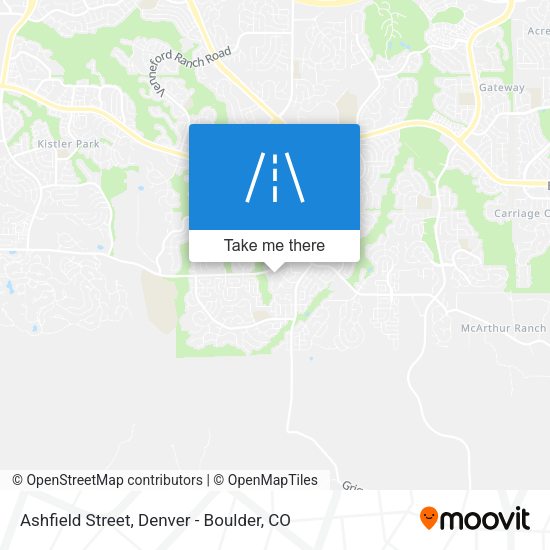 Ashfield Street map