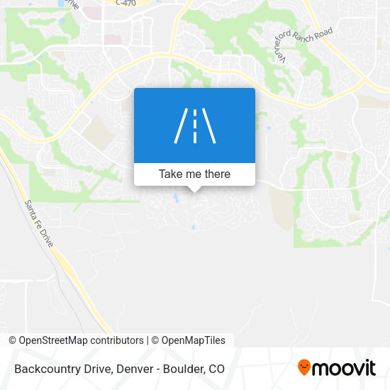 Backcountry Drive map