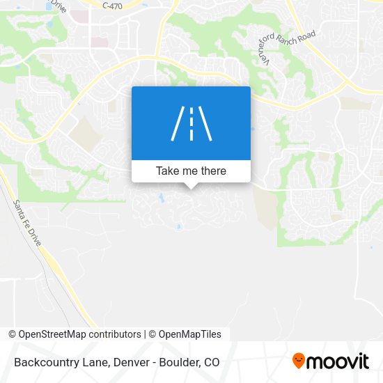 Backcountry Lane map