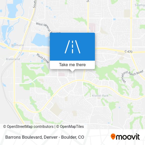 Mapa de Barrons Boulevard