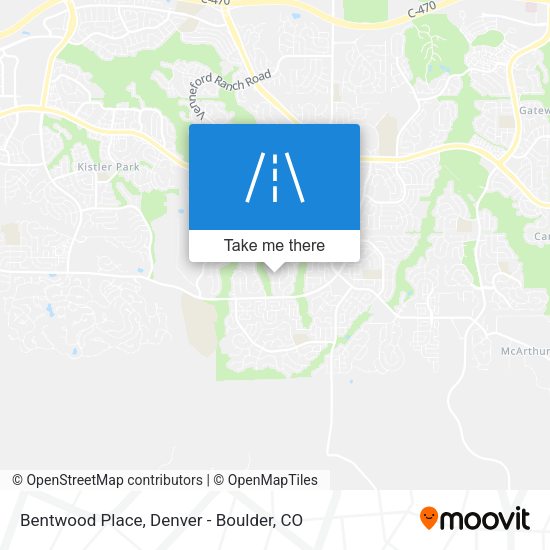 Mapa de Bentwood Place