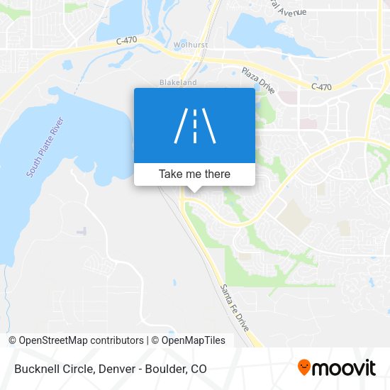 Mapa de Bucknell Circle