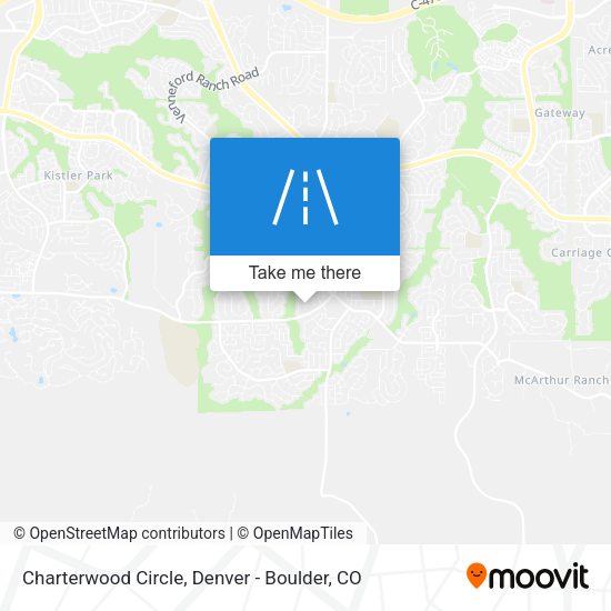 Charterwood Circle map