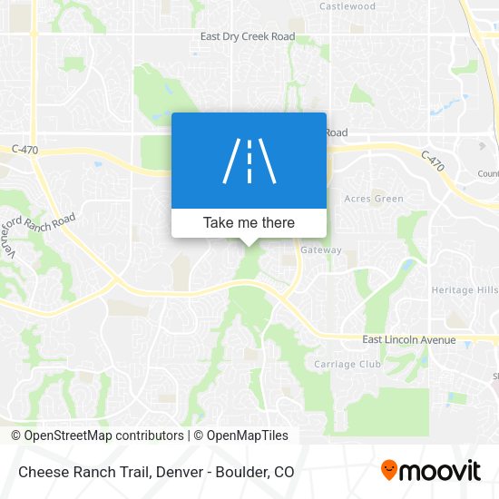 Cheese Ranch Trail map