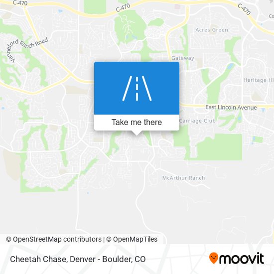 Cheetah Chase map