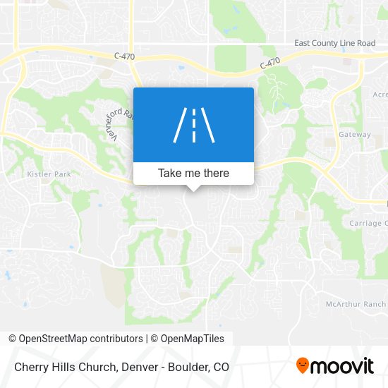 Cherry Hills Church map