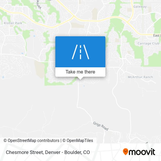 Chesmore Street map