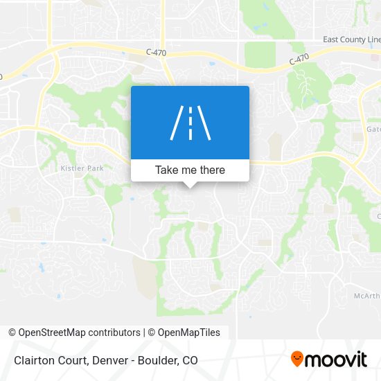 Clairton Court map