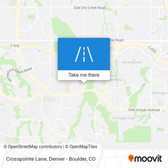 Mapa de Crosspointe Lane