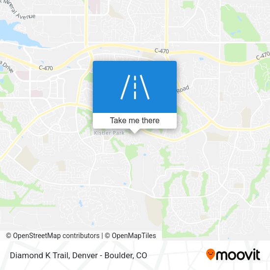 Diamond K Trail map