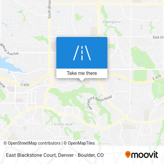 Mapa de East Blackstone Court