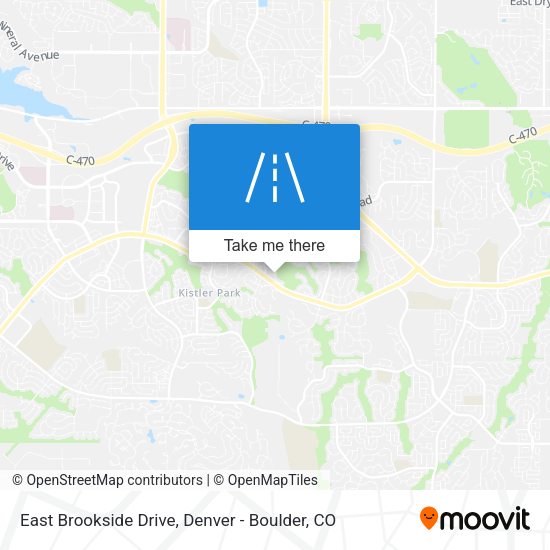 Mapa de East Brookside Drive