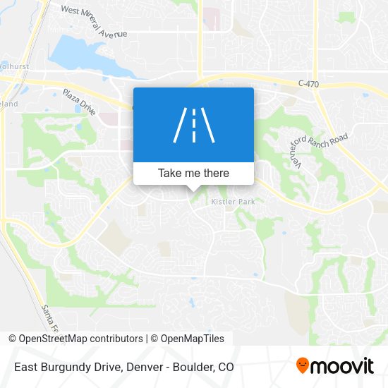 East Burgundy Drive map