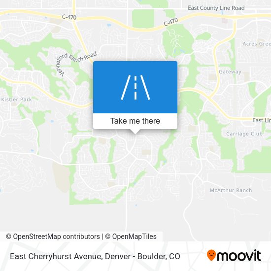 Mapa de East Cherryhurst Avenue