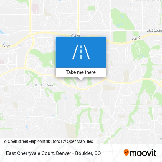 East Cherryvale Court map