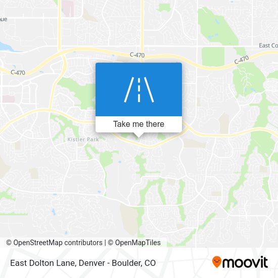 East Dolton Lane map