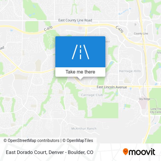 East Dorado Court map