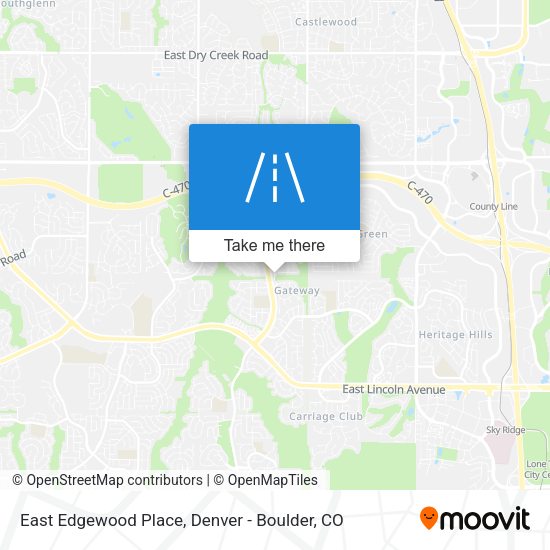 Mapa de East Edgewood Place