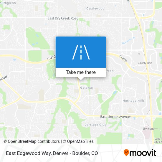 East Edgewood Way map