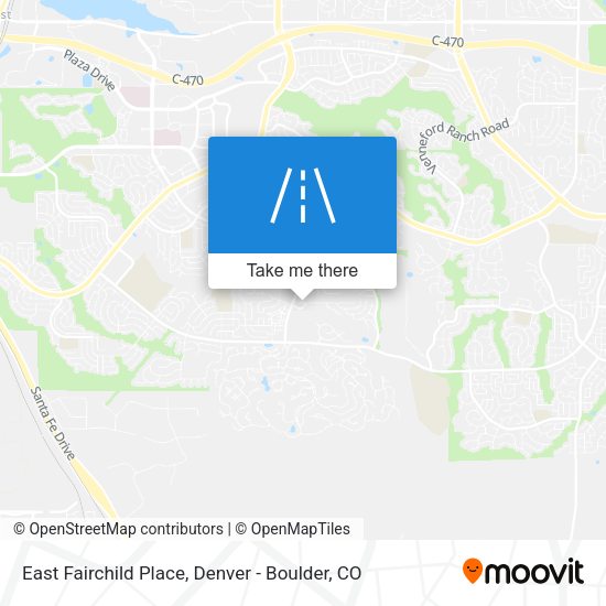 Mapa de East Fairchild Place