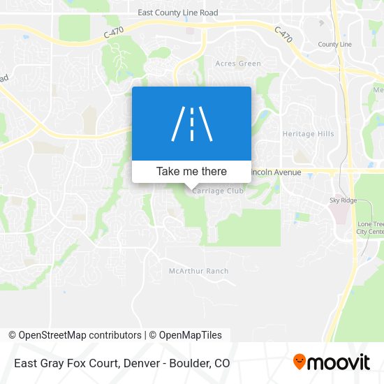 East Gray Fox Court map
