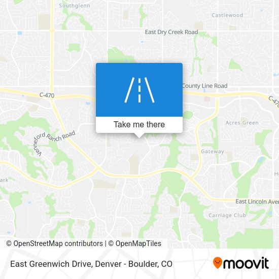 East Greenwich Drive map