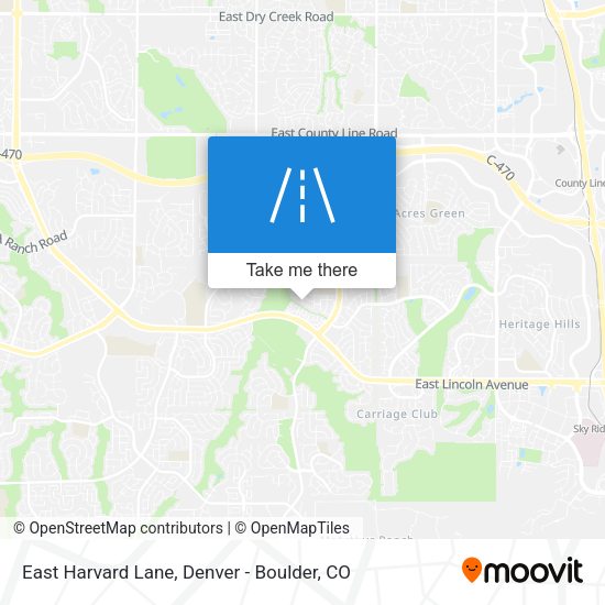 East Harvard Lane map