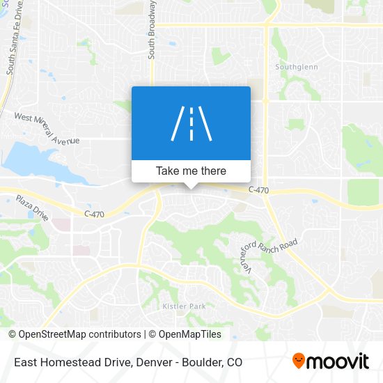 Mapa de East Homestead Drive