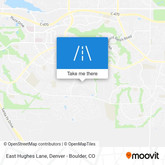 East Hughes Lane map
