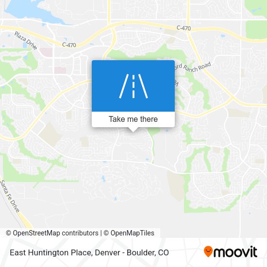 East Huntington Place map