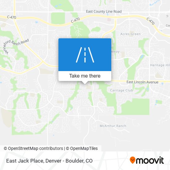 East Jack Place map