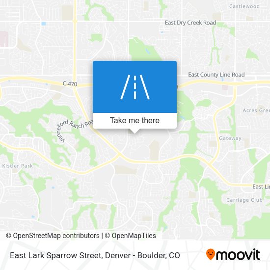 Mapa de East Lark Sparrow Street