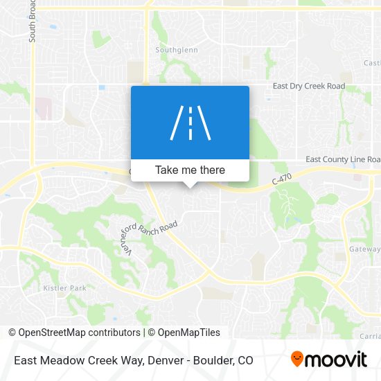 East Meadow Creek Way map