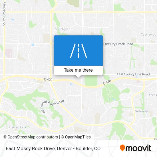 East Mossy Rock Drive map