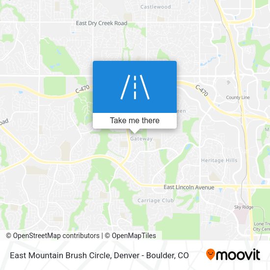 East Mountain Brush Circle map