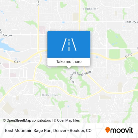 Mapa de East Mountain Sage Run