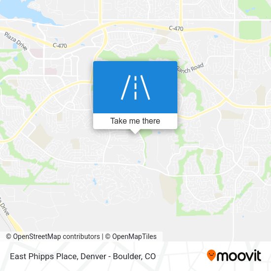 East Phipps Place map