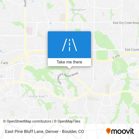 East Pine Bluff Lane map
