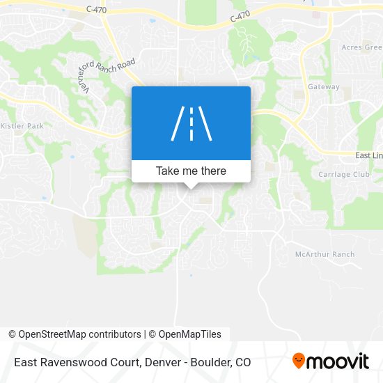 East Ravenswood Court map