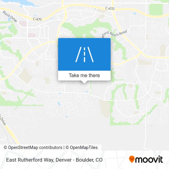 Mapa de East Rutherford Way