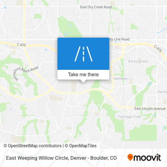 East Weeping Willow Circle map
